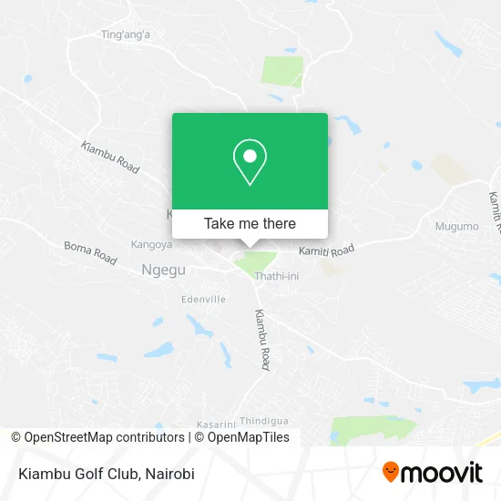 Kiambu Golf Club map