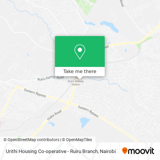 Urithi Housing Co-operative - Ruiru Branch map