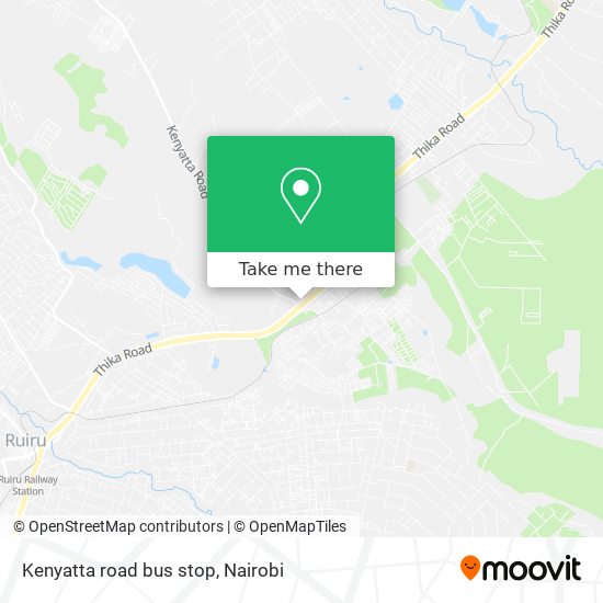 Kenyatta road bus stop map