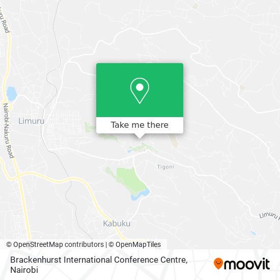 Brackenhurst International Conference Centre map