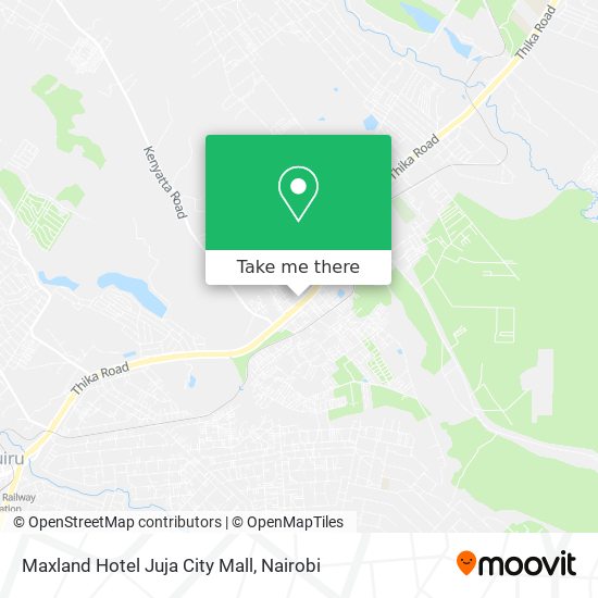 Maxland  Hotel Juja City Mall map