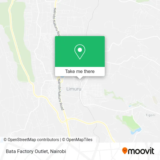 Bata Factory Outlet map