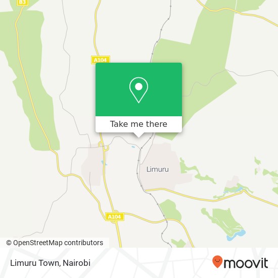 Limuru Town map