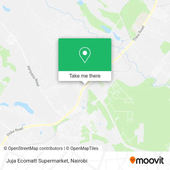 Juja Ecomatt Supermarket map