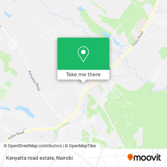 Kenyatta road estate map