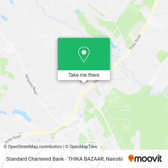 Standard Chartered Bank - THIKA BAZAAR map