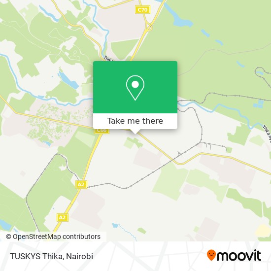 TUSKYS Thika map