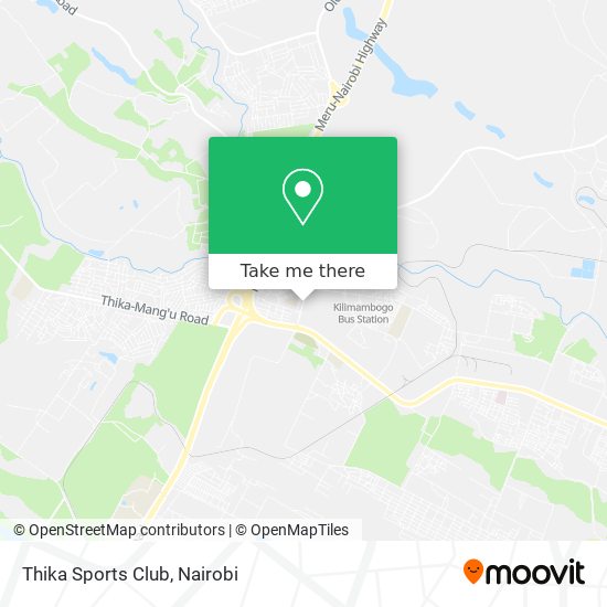 Thika Sports Club map
