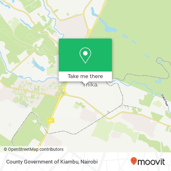 County Government of Kiambu map