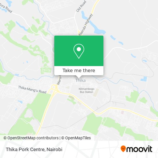 Thika Pork Centre map