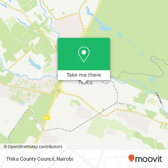 Thika County Council map
