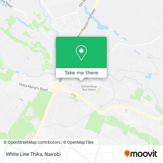 White Line Thika map