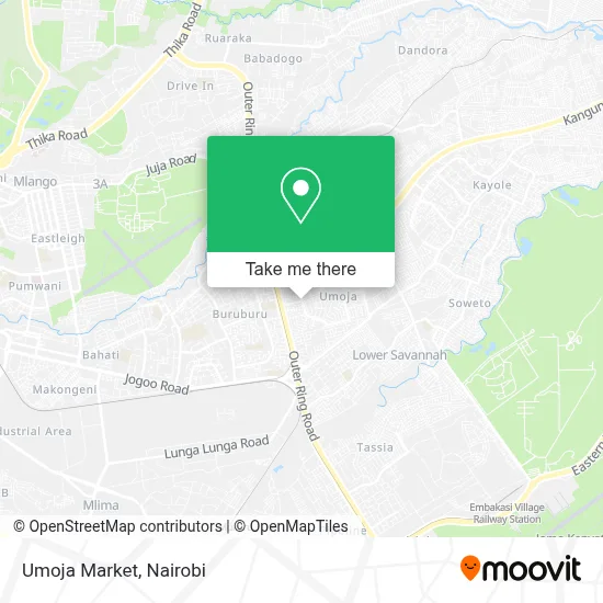 Umoja Market map