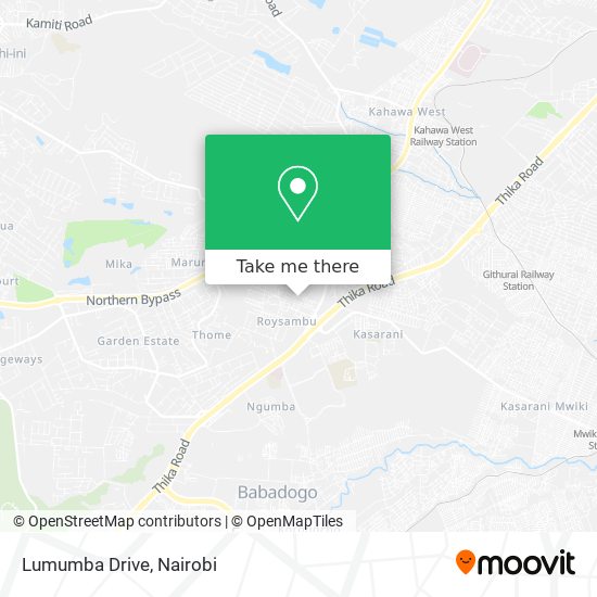 Lumumba Drive map