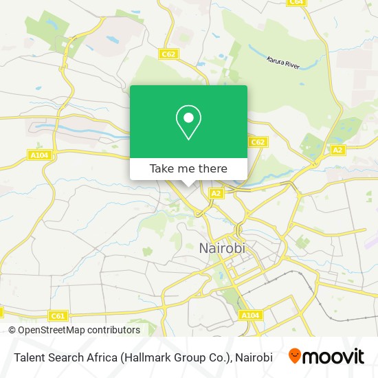Talent Search Africa (Hallmark Group Co.) map