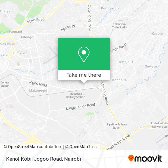 Kenol-Kobil Jogoo Road map