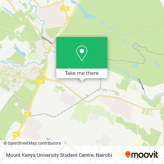 Mount Kenya University Student Centre map