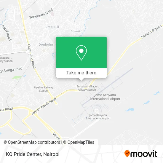 KQ Pride Center map
