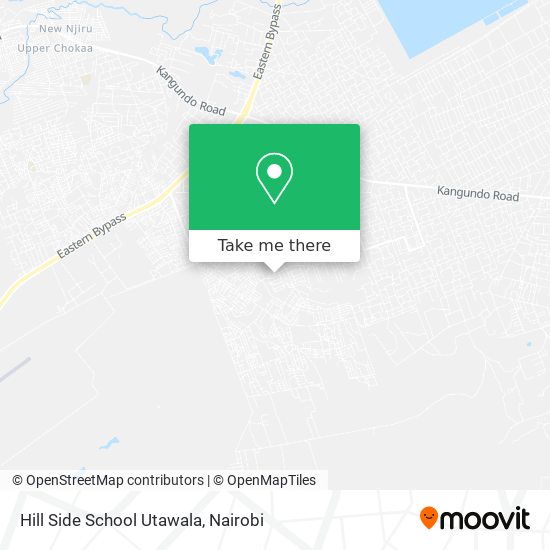 Hill Side School Utawala map