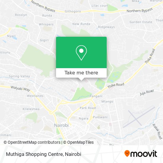 Muthiga Shopping Centre map