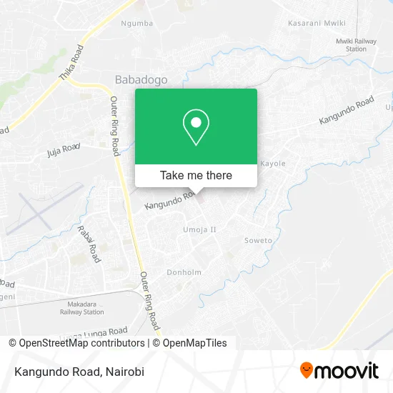 Kangundo Road map