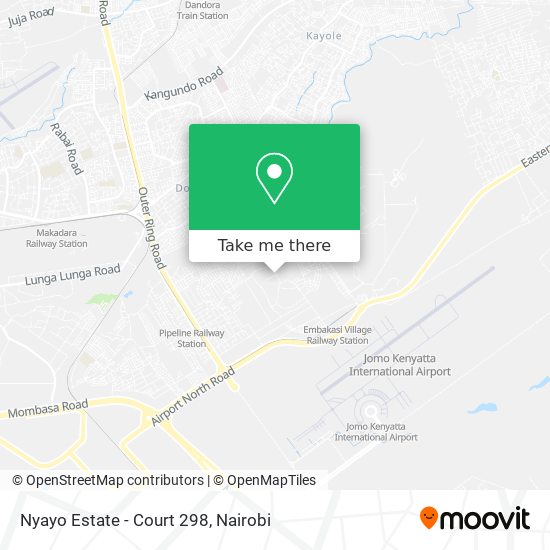 Nyayo Estate - Court 298 map