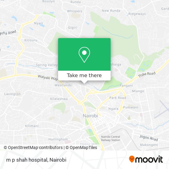 m p shah hospital map