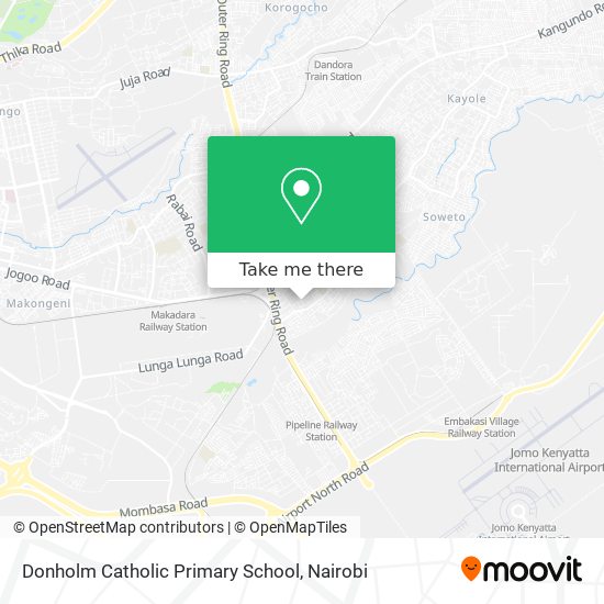 Donholm Catholic Primary School map