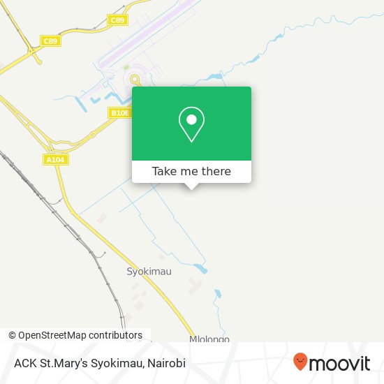 ACK St.Mary's Syokimau map