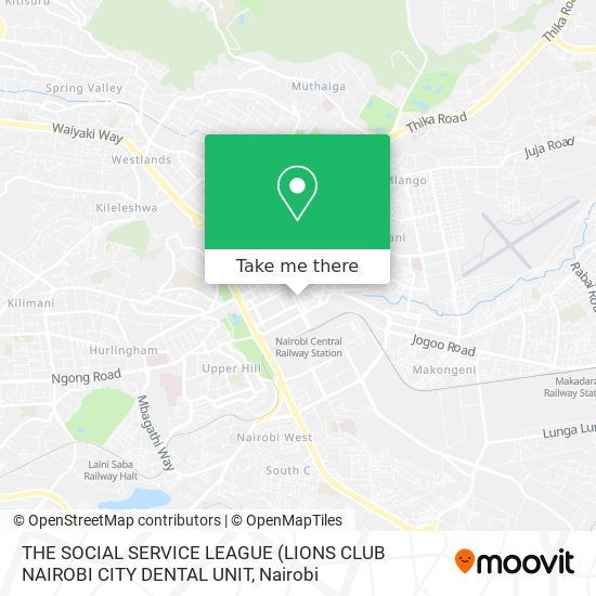 THE SOCIAL SERVICE LEAGUE map