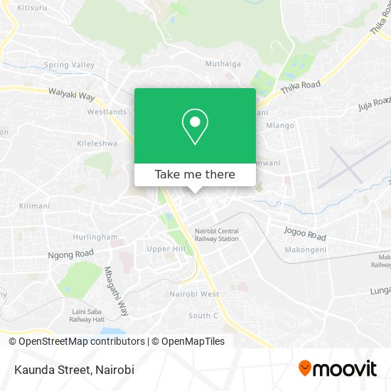 Kaunda Street map