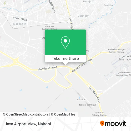 Java Airport View map