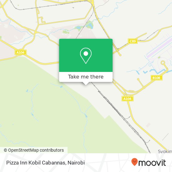 Pizza Inn Kobil Cabannas map