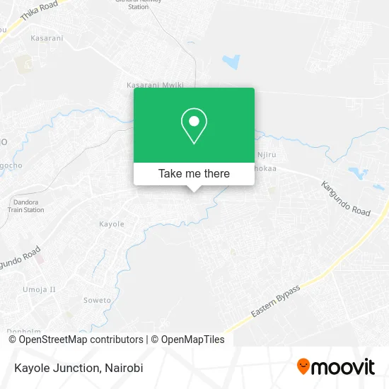 Kayole Junction map
