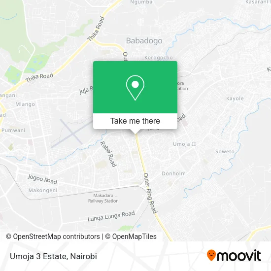 Umoja 3 Estate map
