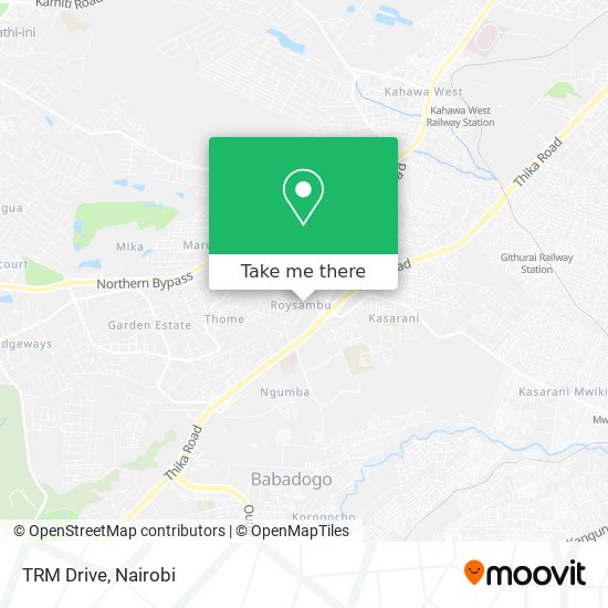 TRM Drive map