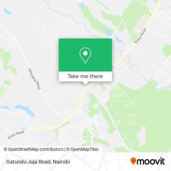 Gatundu-Juja Road map