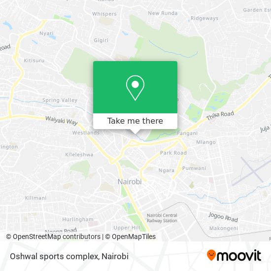 Oshwal sports complex map
