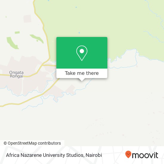 Africa Nazarene University Studios map