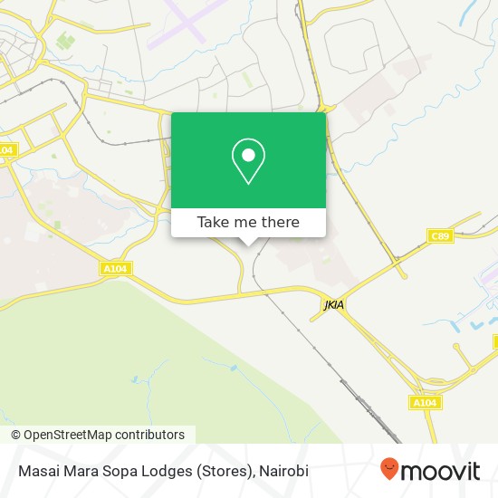 Masai Mara Sopa Lodges (Stores) map