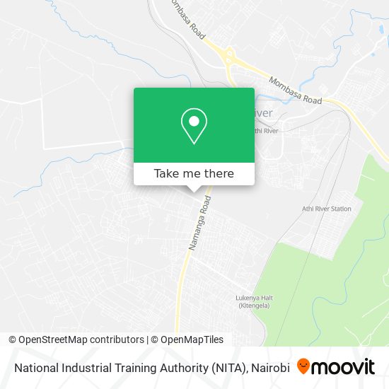 National Industrial Training Authority (NITA) map