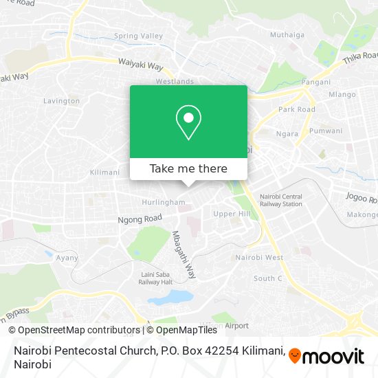Nairobi Pentecostal Church, P.O. Box 42254 Kilimani map