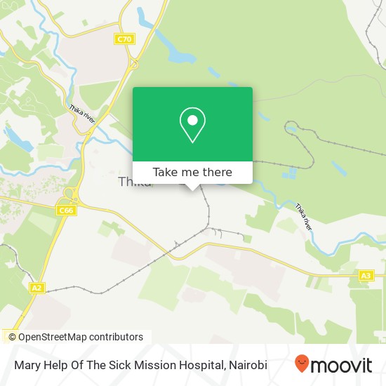 Mary Help Of The Sick Mission Hospital map