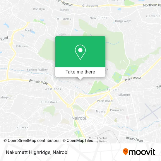 Nakumatt Highridge map