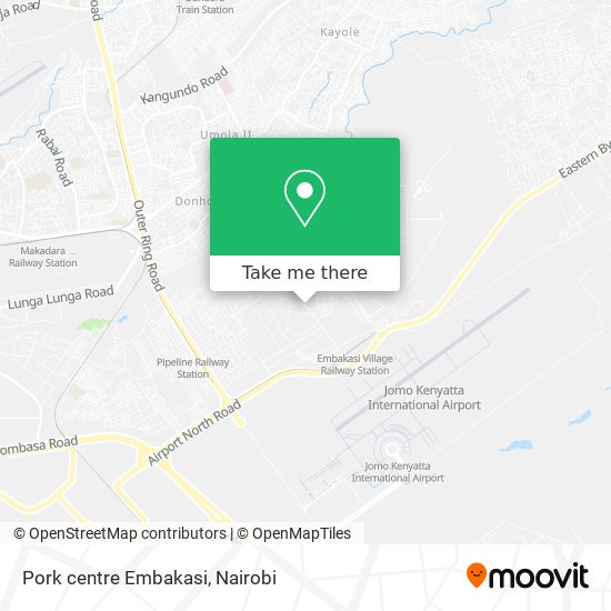 Pork centre Embakasi map