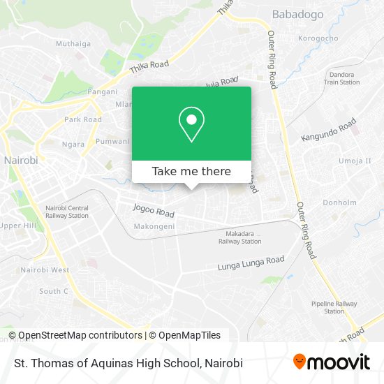 St. Thomas of Aquinas High School map
