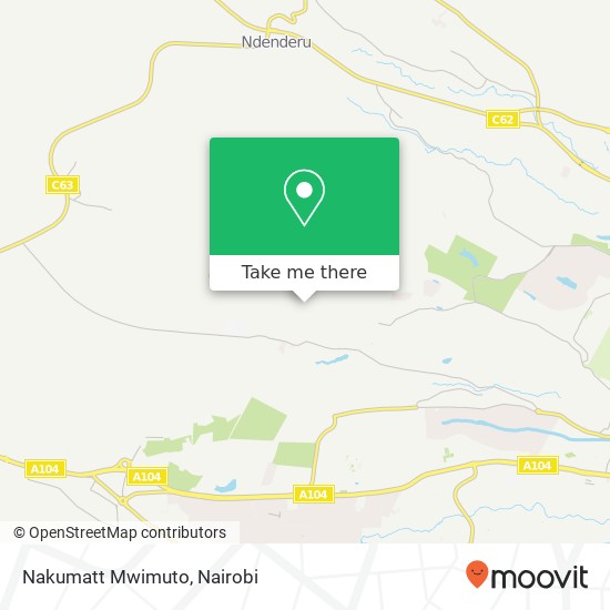 Nakumatt Mwimuto map