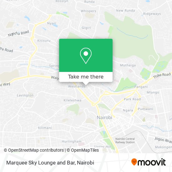 Marquee Sky Lounge and Bar map