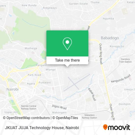 JKUAT JUJA Technology House map