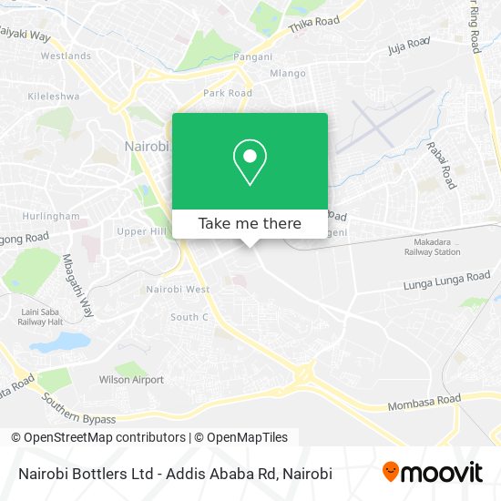 Nairobi Bottlers Ltd - Addis Ababa Rd map